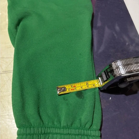 Aviator Nation Green Sweatshirt with Yellow bolt - Picture 4 of 6
